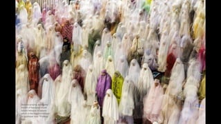 Women praying during the
month of Ramadan inside
Istiqlal Mosque in Jakarta
which is the biggest mosque
in southeast Asia....