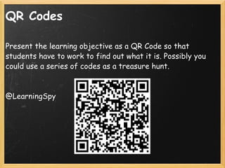 51 ways to introduce learning objectives | PPT