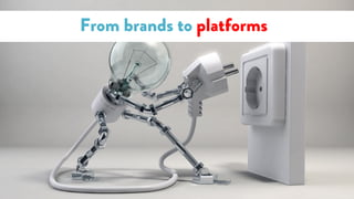 #20thoughts
From brands to platforms
 