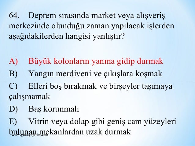 52.dönem özel güvenlik sınav soru ve cevapları