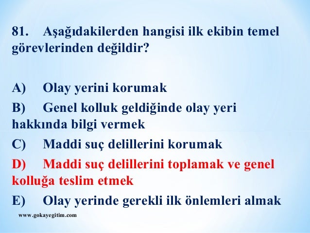 52.dönem özel güvenlik sınav soru ve cevapları