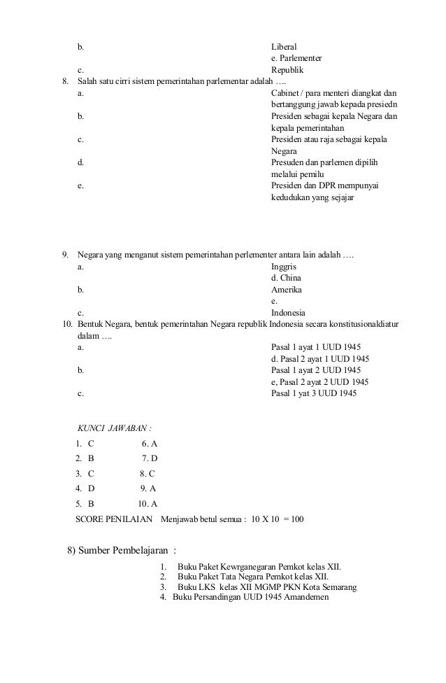 Kunci Jawaban Lks Pkn Kelas 10 Semester 1 Kurikulum 2013 Cara Golden