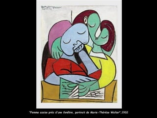 "Femme assise près d'une fenêtre, portrait de Marie-Thérèse Walter",1932
 