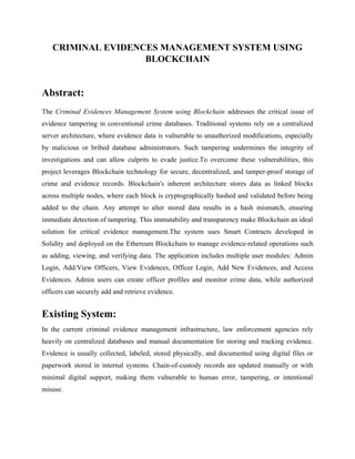 52.CRIMINAL EVIDENCES MANAGEMENT SYSTEM USING BLOCKCHAIN.docx