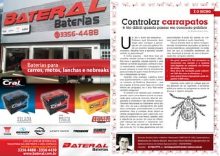 3130
Ricardo Antonio Silva é Médico Veterinário CRMV/GO Nº 5283, Especialista e
Mestrando em Ciência Animal. Atua como Fiscal Estadual Agropecuário da
Agência Goiana de Defesa Agropecuária – AGRODEFESA.
Contato: 61 9261-2778 ou revistaposiatividade@yahoo.com.br
Por Ricardo Antônio Silva
U
m dia o aluno me perguntou: -
Professor, qual ferramenta devo
eleger para conseguir a aprova-
ção em um concurso público? Fa-
zer um cursinho, resolver provas e
simulados, debulhar livros e apostilas, estudar
sozinho ou pela internet?
A minha resposta: - Você deve fazer um
cursinho, resolver provas e simulados, debu-
lhar livros e apostilas, estudar sozinho e pela
internet, se manter atualizado, conhecer a ban-
ca examinadora, estabelecer cronogramas de
estudo, preparar o corpo físico e mentalmente
para a jornada de quatro horas de leitura e trei-
nar a interpretação de texto.
Fazendo uma analogia subjetiva entre
esse questionamento e outro muito comum
no contexto da Medicina Veterinária – que
diz respeito à forma como fazer um controle
efetivo de carrapatos, vai a dica: Não existe
remédio milagroso!
O controle a ser adotado para combate ao
parasita, assim como deveria ocorrer na prepa-
ração para a prova de concurso, deve ser pro-
gramado e sistemático; não estando necessa-
riamente relacionado ao tratamento único dos
cães, uma vez que o planejamento das ações
deve contemplar, primordialmente, o controle
ambiental. Para o combate eficaz devem-se
utilizar carrapaticidas no canil o que inclui a ca-
sinha do cachorro e suas frestas, paredes, ralos
e adjacências do recinto. Em casos de infesta-
ções maciças até mesmo o tratamento com
fogo – em canis, por exemplo, de alvenaria –
por ciclos de 15 a 15 dias, geralmente, em três
oportunidades. A poda das plantas, no con-
texto geral, também é muito importante.
Para os animais, deve-se aplicar ectopara-
siticidas mensalmente associados ao banho e
a tosa sistemáticos, principalmente, no verão,
uma vez que as condições ambientais são
mais favoráveis à eclosão de ovos e dissemi-
nação dos carrapatos adultos.
•	 No geral, apenas 5% dos carrapatos se
encontram nos animais e o restante
está disperso no ambiente nas formas
de ninfas, larvas e ovos;
•	 Uma larva de carrapato pode sobrevi-
ver 568 dias sem se alimentar; e
•	 uma única fêmea ingurgitada pode de-
positar 5.000 ovos.
Façamos como parte os colegas que um
dia deixaram de ser aspirantes a servidores
públicos e vamos nos programar no intuito de
alcançar o objetivo desejado.
www.bateral.com.br
LIVRE DE MANUTENÇÃO BAIXA MANUTENÇÃO
COM
ENTREGA E INSTALAÇÃO GRATUITA
TAGUATINGA SUL (EM FRENTE A UNIV. CATÓLICA)
Controlar carrapatos
é tão difícil quanto passar em concurso público
 