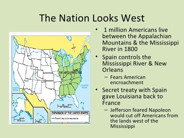 5.2 The Louisiana Purchase