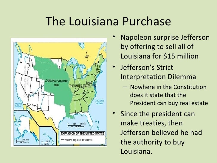 5.2 The Louisiana Purchase