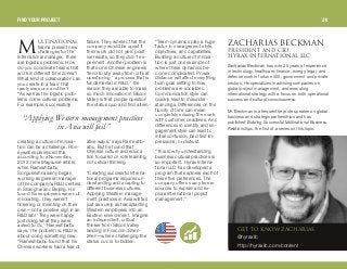 FIND YOUR PROJECT 20
riqfk^qflk^i
teams present new
challenges for the
International manager. There
are logistics problems: How
do you coordinate teams that
work in different time zones?
What kind of collaboration can
you create in a team that
rarely sees one another?
“As well as the logistic prob-
lems come cultural problems.
For example, successfully
creating a culture of innova-
tion can be a challenge. Hon-
eywell experienced this,
according to a November,
201 3 Time Magazine article,
when Rameshbabu
Songukrishnasamy began
working as general manager
of the company’s R&D centers
in Shanghai and Beijing. He
found his employees were not
innovating. They weren’t
tinkering or inventing on their
own—not a positive sign in an
R&D lab! ‘They were happy
just doing what they were
asked to do,’ Rameshbabu
says. The problem is, R&D is
about doing something new.
“Rameshbabu found that his
Chinese workers had a fear of
failure. They worried that the
company would be upset if
their work did not yield posit-
ive results, so they didn’t ex-
periment. Another problem is
that some Chinese engineers
‘tend to shy away from critical
questioning,’ a process that is
fundamental in R&D. ‘The
reason they are able to make
so much innovation in Silicon
Valley is that people question
the status quo and find altern-
ative ways,’ says Rameshb-
abu. But he found that
Chinese culture and educa-
tion focused on rote learning,
not critical thinking.
“Creating successful Interna-
tional programs requires un-
derstanding and adapting to
different business cultures.
Applying Western manage-
ment practices in Asia will fail,
just as surely as transplanting
Western employees into an
Eastern environment. Imagine
an independent, critical
thinker from Silicon Valley
landing in Foxconn, Shen-
zhen—where challenging the
status quo is forbidden.
“Team dynamics play a huge
factor in management style,
objectives, and capabilities.
Building a culture of innova-
tion is just one example of
where these dynamics be-
come complicated. Power
distance will affect everything
from goal setting to how
problems are socialized.
Communication style can
quickly lead to misunder-
standings. Differences on the
fluidity of time can mean
completely missing the mark
with customer deadlines. And
differences in identity and en-
gagement style can lead to
initial confusion, bad first im-
pressions, or distrust.
“This is why understanding
business cultural practices is
so important. Hyrax Interna-
tional LLC has developed a
program that explores each of
these five preferences. The
company offers many free re-
sources to explain and ex-
plore International project
management.”
w^`e^of^p _b`hj^kmobpfabkq ^ka `blI
evo^u fkqbok^qflk^i ii`
Zacharias Beckman has over 25 years of experience
in technology, healthcare, finance, energy, legal, and
defense work in fortune 500, government and private
sectors. He specializes in advising companies on
global project management, and executing
international strategy with a focus on both operational
success and cultural consciousness.
Mr. Beckman is a frequent keynote speaker on global
business and strategic partnerships and has
published Building Successful Multinational Business
Relationships, the first of a series on this topic.
dbq ql hklt w^`e^of^p
@hyraxllc
http://hyraxllc.com/content
“ApplyingWestern managementpractices
in Asia willfail.”
j
 