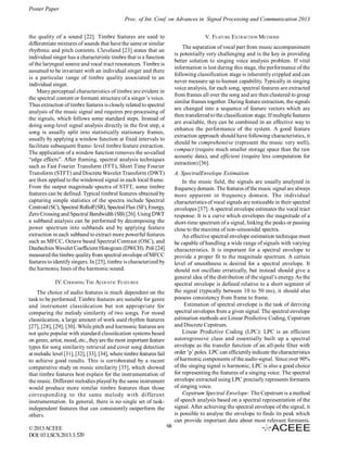 Voice Timbre Pattern Extraction Extracting Acoustic Features of Singing Voice for Various Applications ...