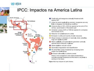 IPCC: Impactos na America Latina 