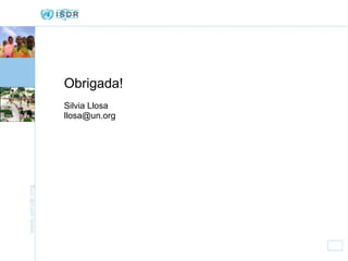 Obrigada! Silvia Llosa  [email_address] 