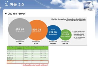  ORC File Format
1. 하둡 2.0
 