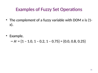 Introduction to Fuzzy set Theory and Fuzzy control | PPT