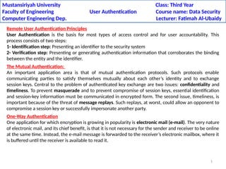 Comprehensive Overview of Remote User Authentication and Kerberos ...