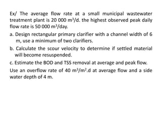Design criteria for Primary Clarifier.pptx