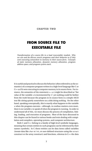 Memory as a Programming Concept in C and C Frantisek Franek | PDF
