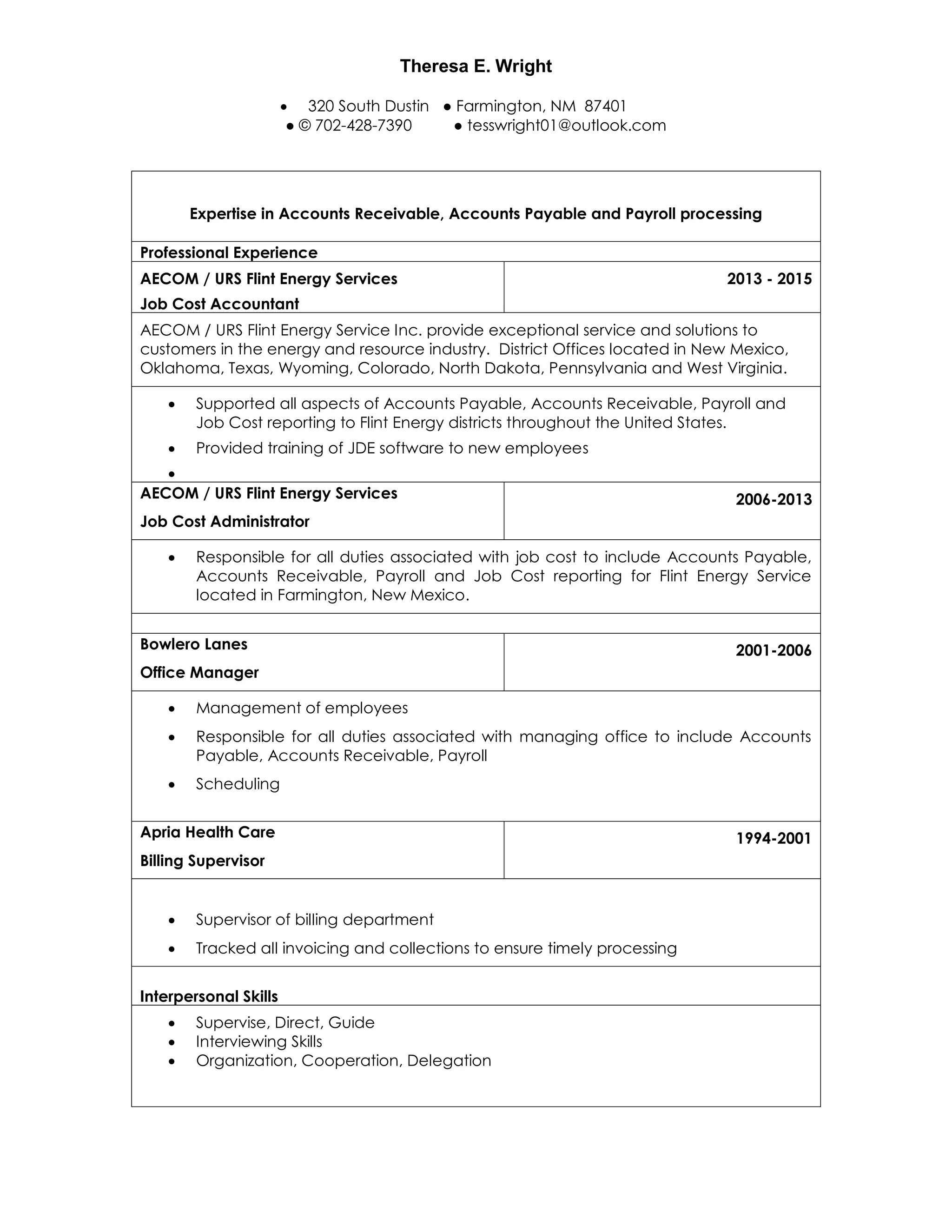 Theresa Resume (2) PDF