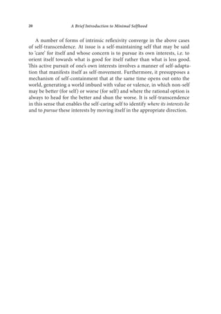 Minimal Selfhood And The Origins Of Consciousness Rupert Glasgow | PDF