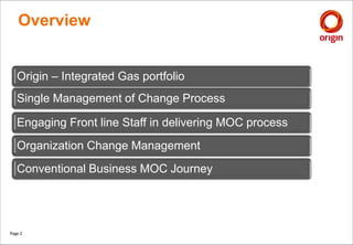 Moc Process Overview MOC Journey Origin Upstream _E Hallifax | PDF