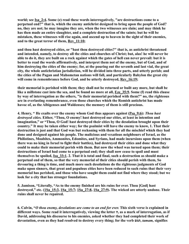 52095539 Psalm 9 commentary 52095539-psalm-9-commentary