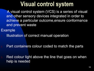 Visual Control System Examples 5%20 s%20training%20first | PPT