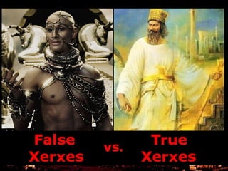 At the time, the pass was rather narrow, with a sheer mountain cliff to one side and the sea to the other.  Using a defensive wall there, 300 Spartans led by King Leonidas and about 6,700 other soldiers (Spartan periokoi and hoplites from other city-states) made their stand. Leonidas knew it was a suicide mission.  Only soldiers who had fathered sons old enough to take over the family were picked to fight there.  His last words to his wife were “Marry a good man, and have good children.” Before the battle, Xerxes offered Leonidas to be king of all Greece if he surrendered.  Leonidas answered, “If you knew what is good in life, you would abstain from wishing for foreign things. For me it is better to die for Greece than to be monarch over my compatriots.” 