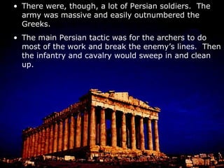 Persian Infantry Persian Cavalry 