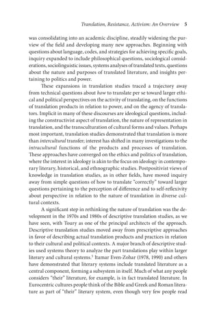 Rethinking Translation Translation Resistance Activism Maria Tymoczko Ed | PDF
