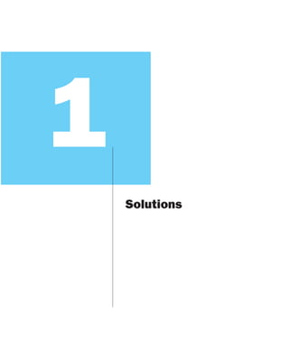 Solutions
1
 