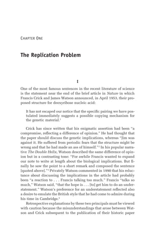 Meselson Stahl And The Replication Of Dna A History Of The Most ...