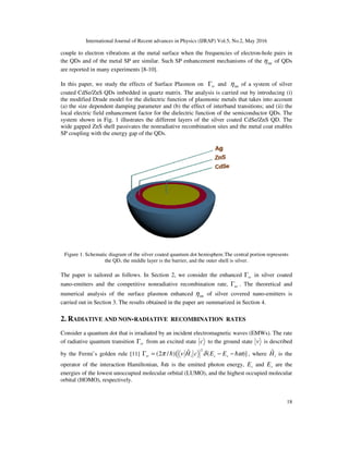 PLASMON ENHANCED INTERNAL QUANTUM EFFICIENCY OF CdSe/ZnS QUANTUM DOTS | PDF