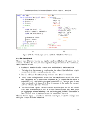 JPT : A SIMPLE JAVA-PYTHON TRANSLATOR | PDF