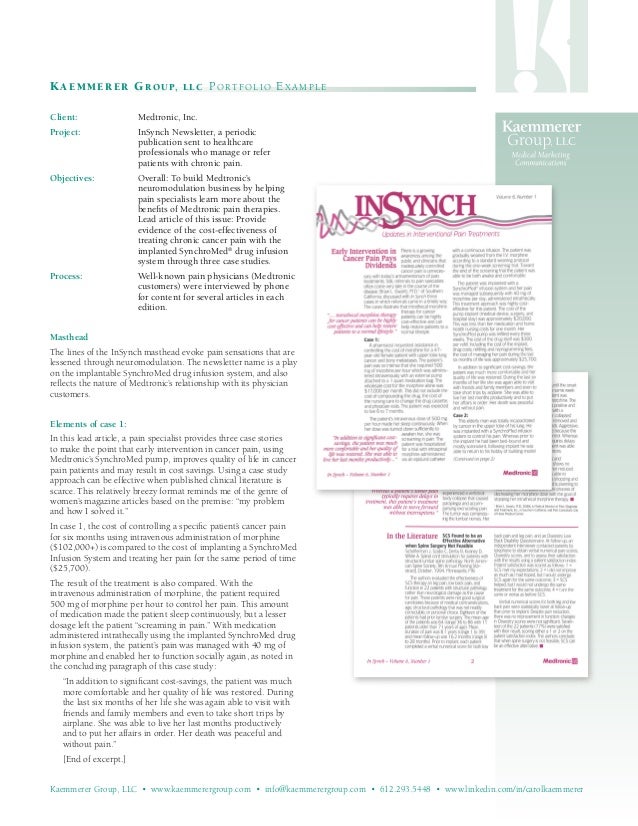 how to format a newsletter