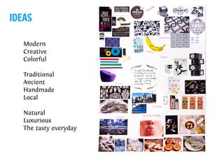 Ideas
Modern
Creative
Colorful
Traditional
Ancient
Handmade
Local
Natural
Luxurious
The tasty everyday
 