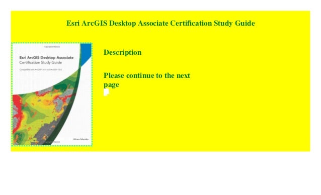 Esri Arcgis Desktop Associate Certification Study Guide P D F Epub