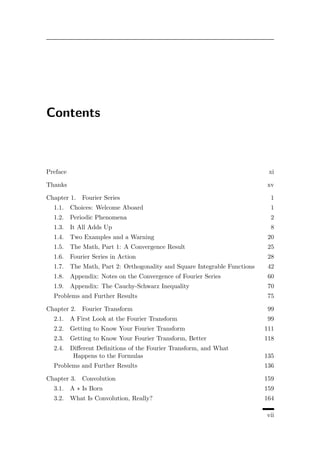 Lectures On The Fourier Transform And Its Applications Brad Osgood | PDF