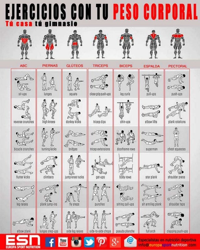 Propio Peso Ejercicios Para Sacar Brazos Sin Pesas Bíceps