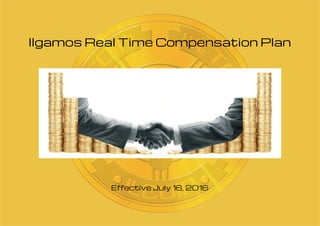 Ilgamos Real Time Compensation Plan
Effective July 16, 2016
 