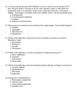 Optometry Instruments Osce Questions 522 mcqs & osce in ophthalmology | DOCX