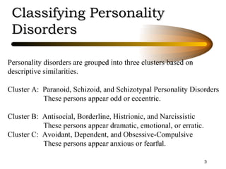 Personality Disorders | PPT