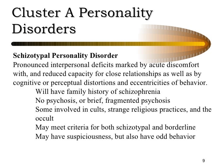 Personality Disorders