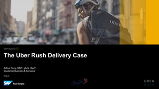 PUBLIC
Arthur Perry, SAP Hybris (SAP)
CustomerSuccess& Services
The Uber Rush Delivery Case
 