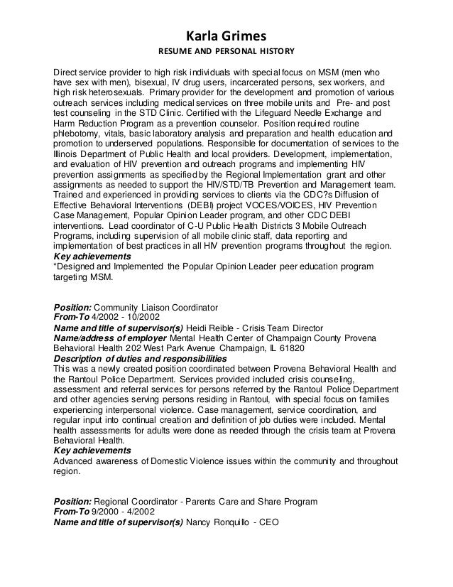 karla grimes resume cover letter community liaison cover letter