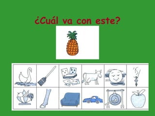 ¿Cuál va con este? 
