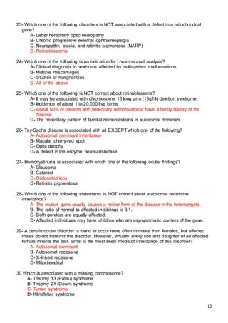 523 ophthalmology MCQs