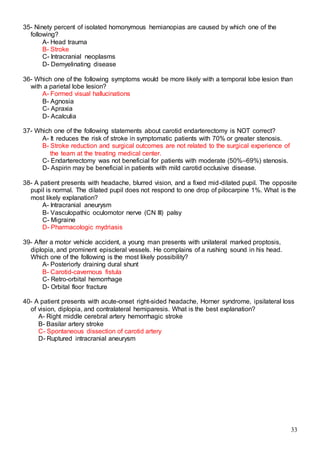 523 ophthalmology MCQs