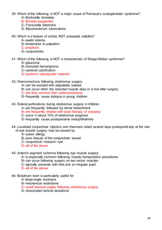 523 ophthalmology MCQs