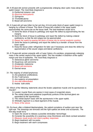 523 ophthalmology MCQs