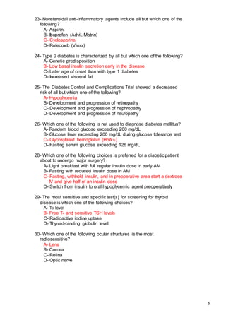 523 ophthalmology MCQs