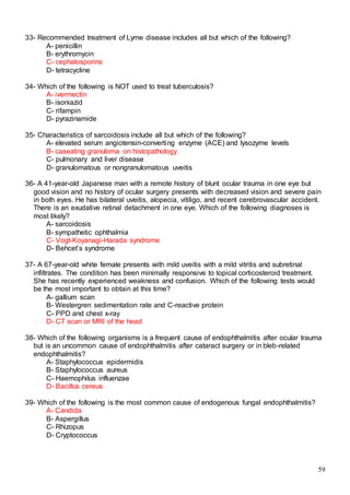 523 ophthalmology MCQs